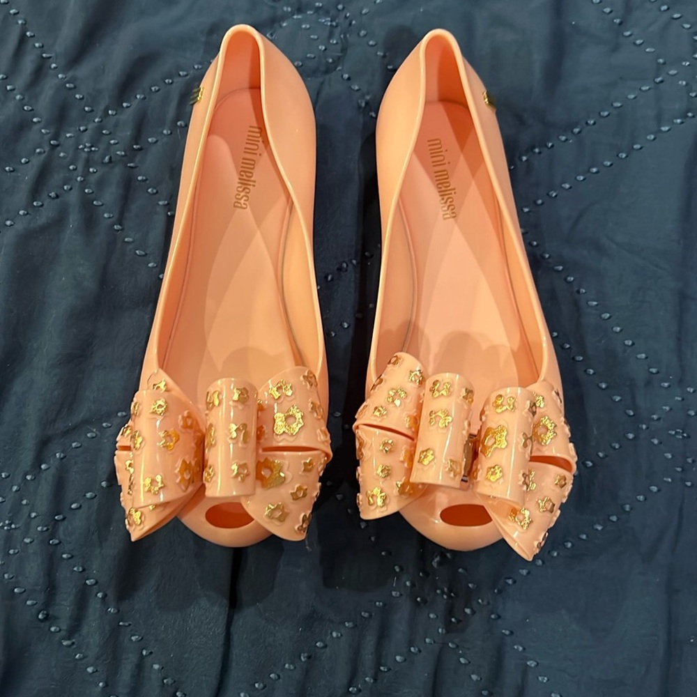 Mini Melissa Girls shoes size 1. Worn once.